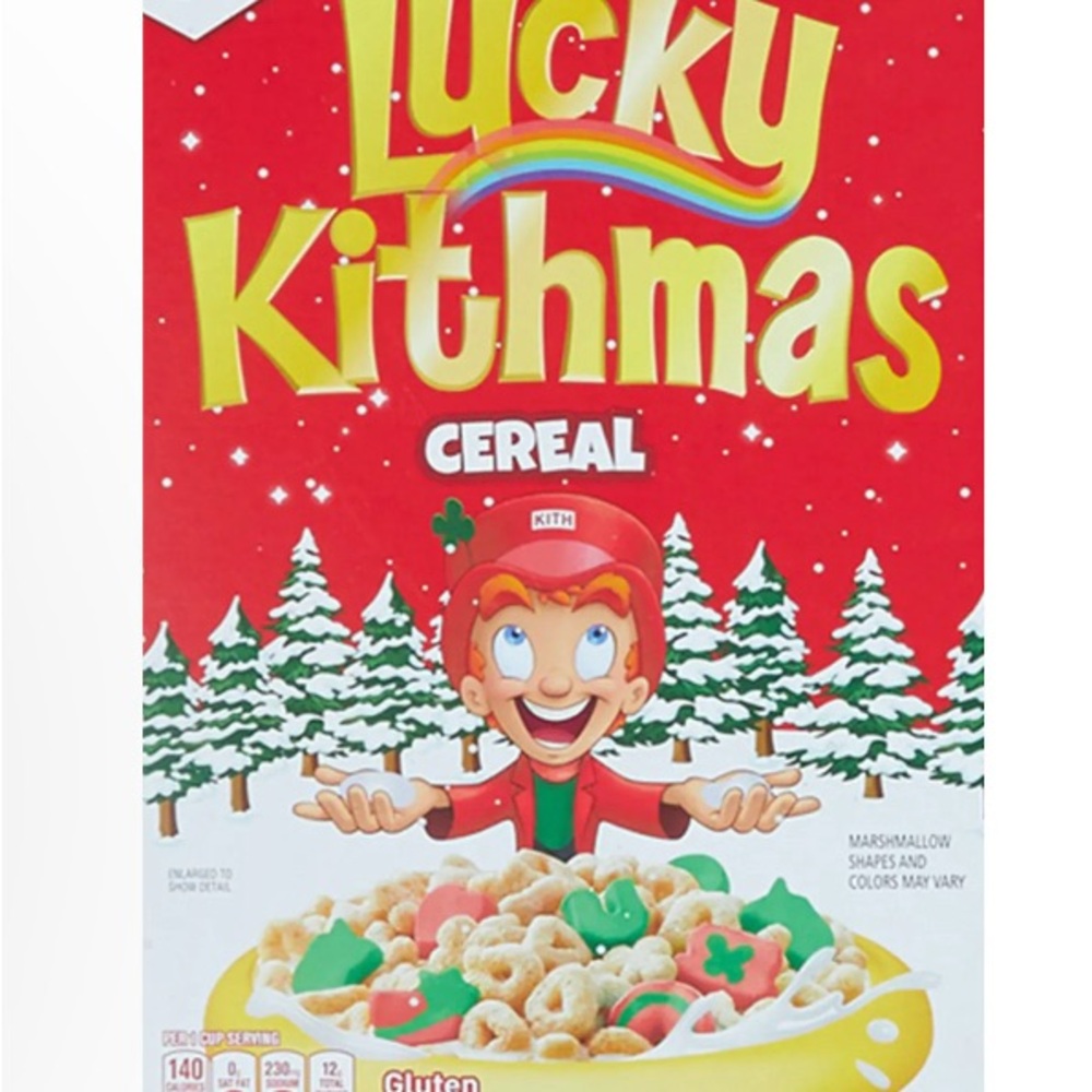 KITH LUCKY CHARMS KITHMAS CEREAL (NOT FOR HUMAN CONSUMPTION!!!)